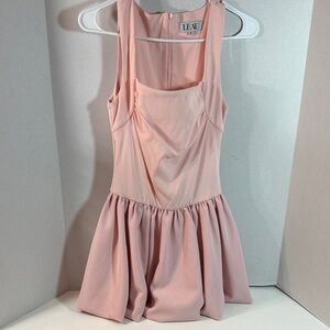 LEAU Pink Sleeveless Dress